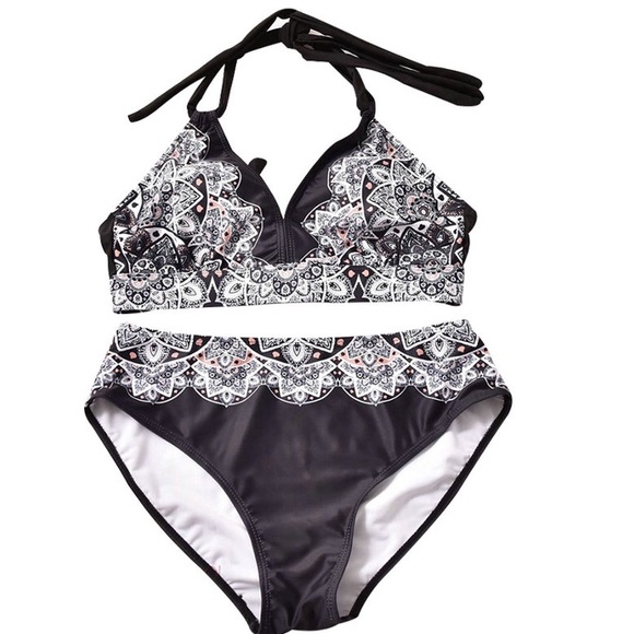 Other - 2pc Swim XXL 🖤 Black 🖤 New